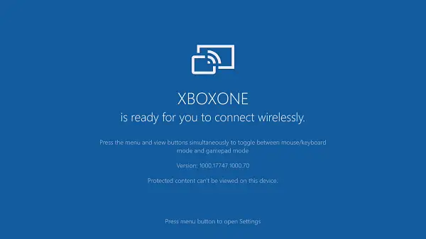 Project Windows 10 PC to Xbox One