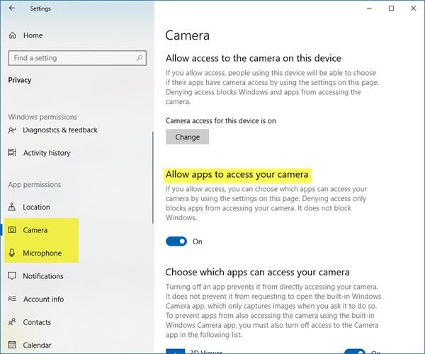 Having hardware back upwards capabilities similar a photographic idiot box camera in addition to microphone inward your Windows  Hardware Access Error when using Facebook Messenger inward Windows 10