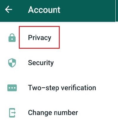 WhatsApp Account Privacy