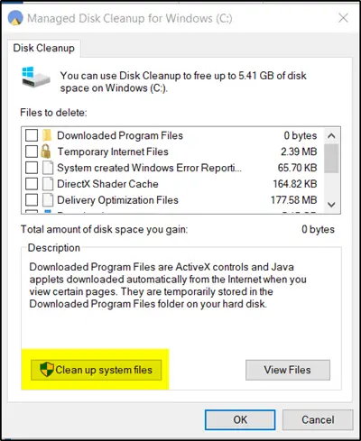 Comet (Managed Disk Cleanup)