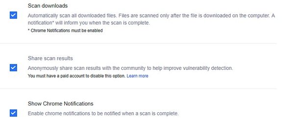 File Security for Chrome