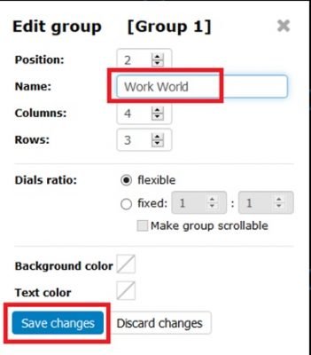 Group Speed Dial for Firefox