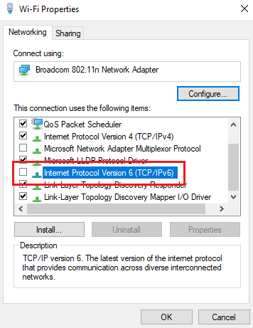 Unable to contact your DHCP Server