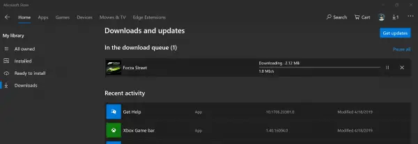 Slow download speeds for Microsoft Store
