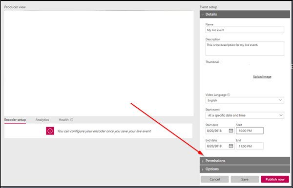 How to Schedule or Stream Live events using Microsoft Streams