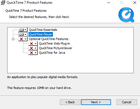 How to play QuickTime in Windows 10