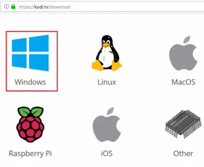 Select Windows