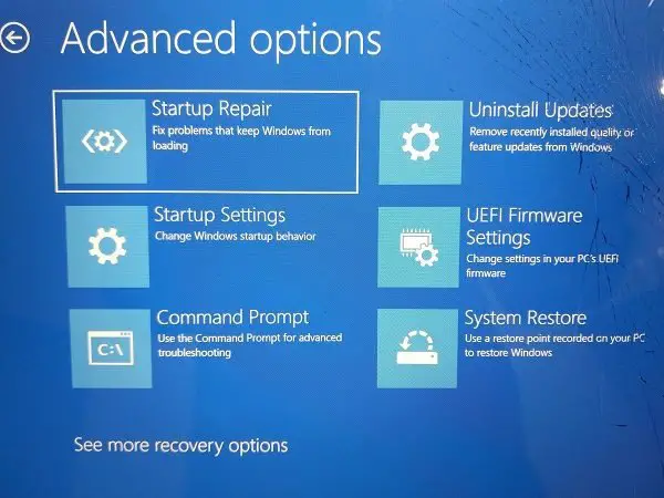Startup Repair Windows 10