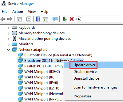 Update Network drivers
