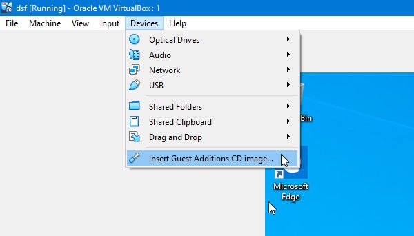 Use dual monitor with VirtualBox virtual machine