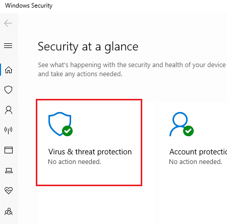 Virus and threat protection