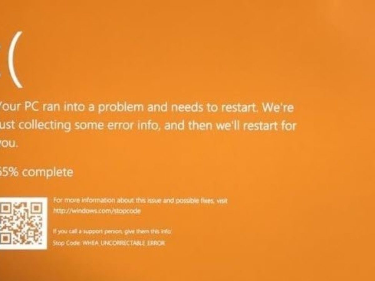 How To Fix Windows 10 Orange Screen Of Death