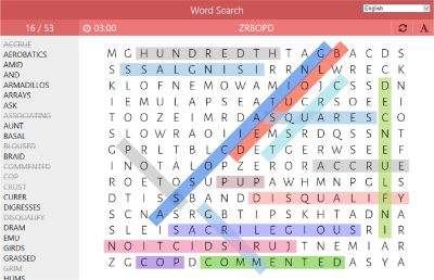 Word Search – Puzzles