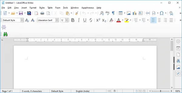 LibreOffice for Windows 10