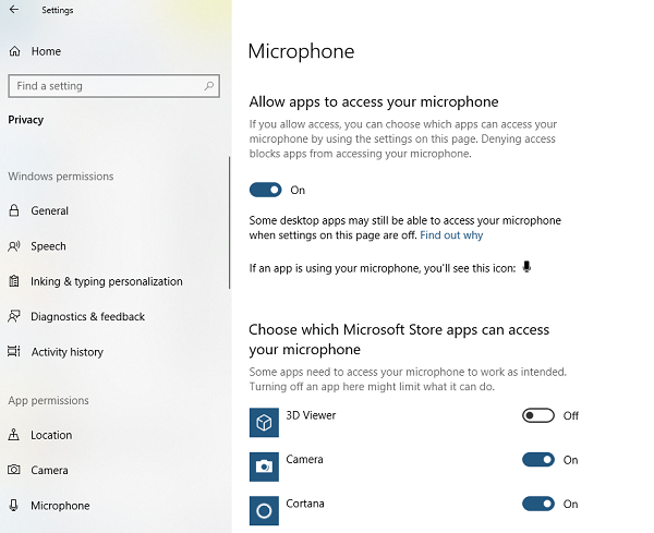 Voice Activation Troubleshooting in Windows 11/10