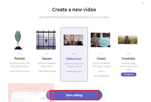 Clipchamp Online video editor