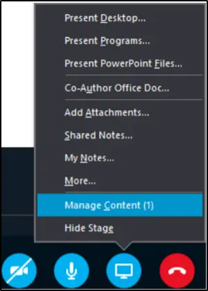 Click on the monitor icon to access attached content