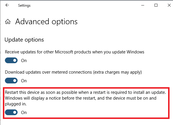 make Windows 10 restart immediately