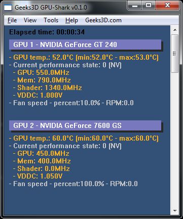 Monitor NVIDIA & AMD GPU using GPU Shark