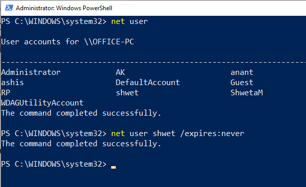 powershell set account expiration date powershell set account expiration date