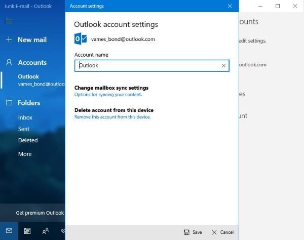 Windows Mail app not sending or receiving emails