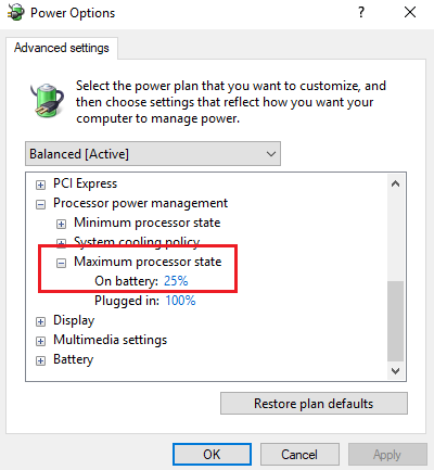 Windows laptop turns off unplugged even with