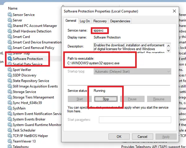 Microsoft Software Protection Platform Service Sppsvc.exe