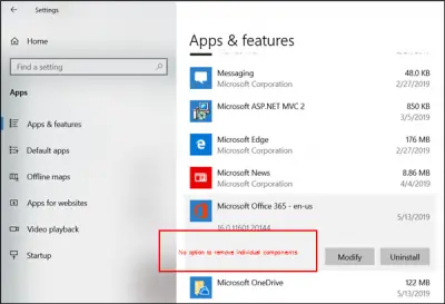 how to remove office 365 from windows