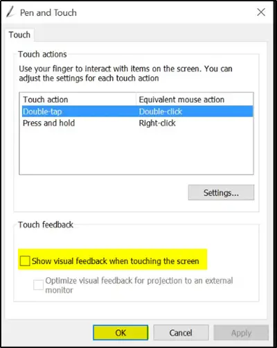 Disable Touch Screen Button Right-Clicking Behavior for Running VI