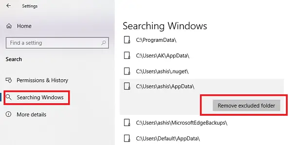 Windows 10 Start Menu Search not searching the entire PC