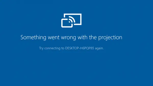 idisplay connect error windows 10