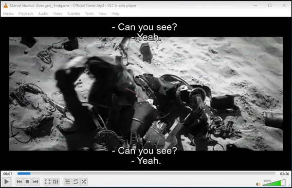 Display two subtitles simultaneously in VLC