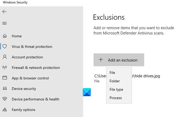 Quarantine Windows 10