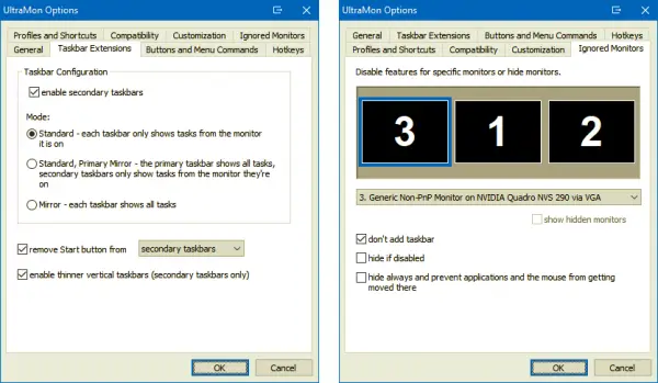 Dual or multiple monitor software