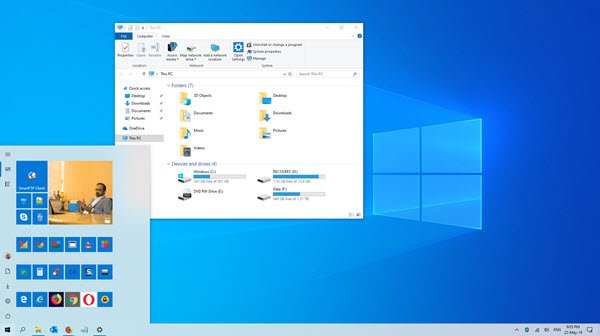 windows 10 light mode theme