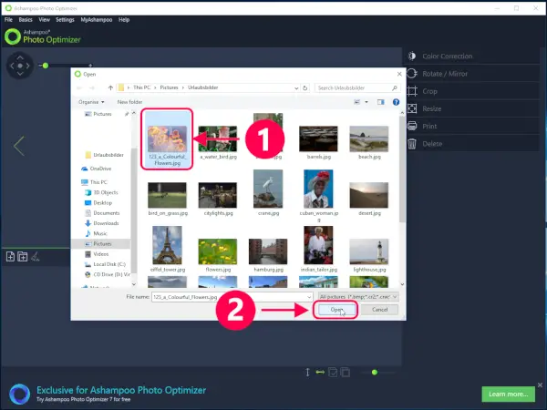 Basic photograph editing is a elementary business these days Optimize as well as resize images amongst Ashampoo Photo Optimizer