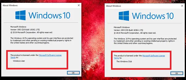 Change Registered Owner in Windows 10 (2)