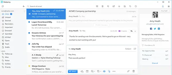 best email clients for winodws