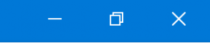 Restore, Minimize and Close buttons not working