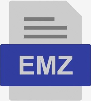 What is an EMZ file and how do I open it