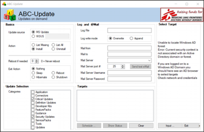 Schedule Windows Update download & install time using ABC-Update