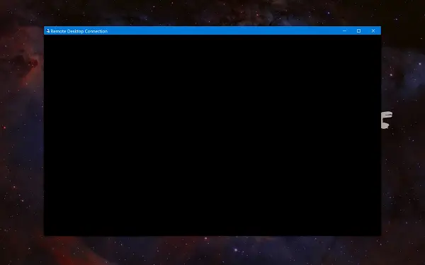 Fix Windows 10 RDP black screen issue