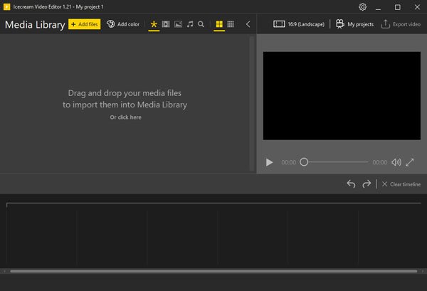 Icecream Video Editor is a free video editing software for Windows