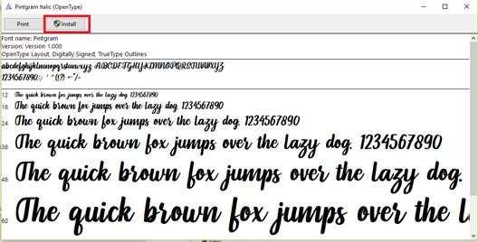 How to add new Fonts to Microsoft Office