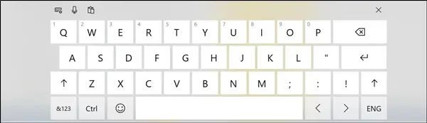 Onscreen keyboard becomes transparent or completely white