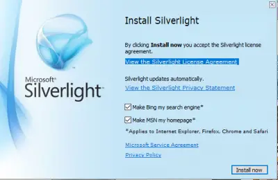 silverlight 2.0.31005.0