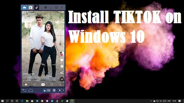 Tik Tok Auf Einem Windows 10-Computer