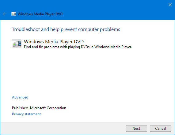 Windows Media Player burning error