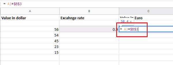 Convert currencies in Excel