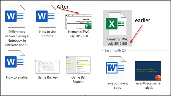 display the first page of an Office document as its icon